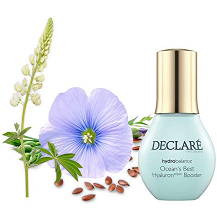 Declaré Hydro Balance Ocean's Best Serum bottle with a sleek design, showcasing its hydrating properties.