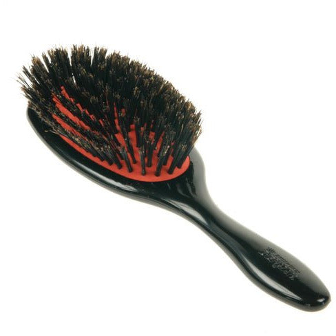 Denman Nylon Bristle Cushion Brush D80M with soft bristles and ergonomic design for smooth hair styling.