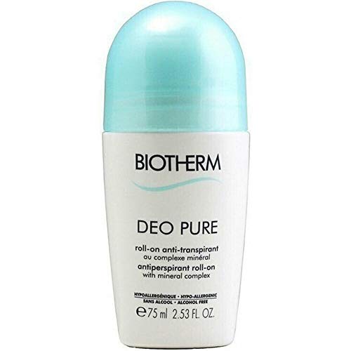 Biotherm Deo Pure Roll-On Antiperspirant in a sleek bottle, showcasing its gentle and effective formula for all-day freshness.