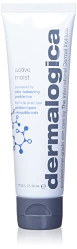 Dermalogica Active Moist Moisturiser in a sleek bottle, showcasing its lightweight, oil-free formula for hydration.