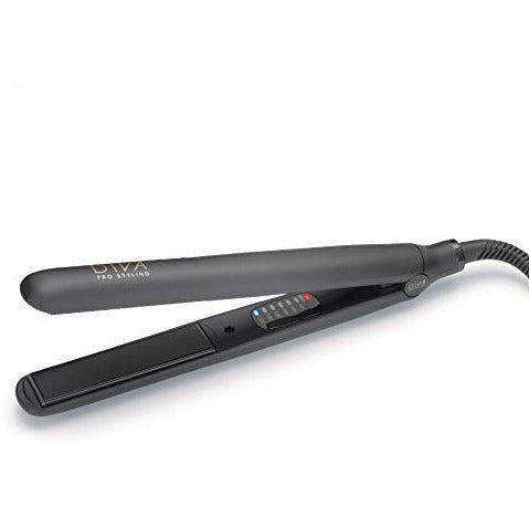 Diva Pro Styling Digital Straightener Styler in Onyx color, featuring sleek design and digital controls for precise hair styling.