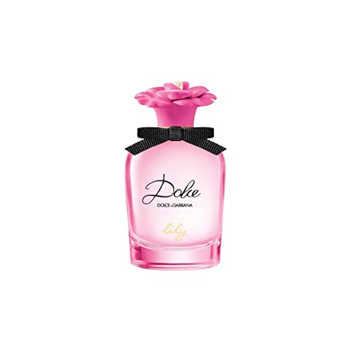 Dolce & Gabbana Dolce Lily Eau de Toilette bottle with floral design.