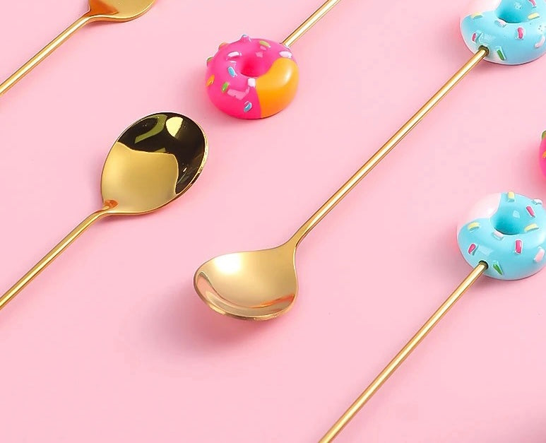 Colorful Donut Body Butter Spoon in various shades, perfect for scooping body butter mess-free.