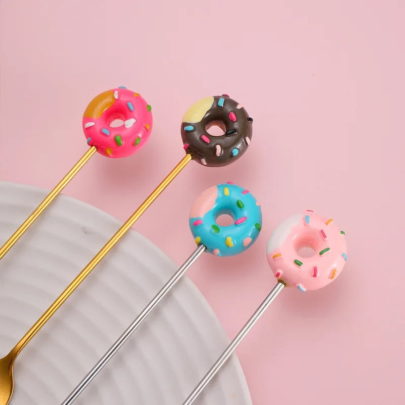 Colorful Donut Body Butter Spoon in various shades, perfect for scooping body butter mess-free.