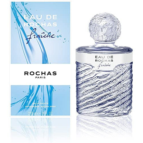 Rochas Eau de Fraiche Eau de Toilette bottle with elegant design and refreshing fragrance.