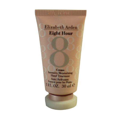 Elizabeth Arden Eight Hour Cream Hand Cream tube with a sleek design, showcasing its moisturizing properties.