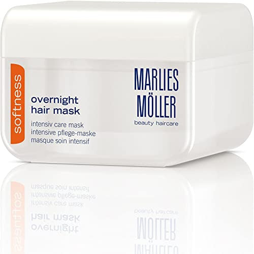 Marlies Möller Essential - Care Overnight Care Intense Hair Mask in a sleek jar, showcasing its luxurious texture and rich formula.