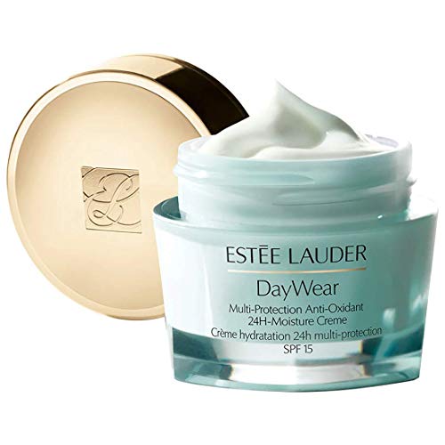 Estee Lauder DayWear Advanced Multi-Protection Anti-Oxidant Cream in a sleek jar, perfect for normal to combination skin.