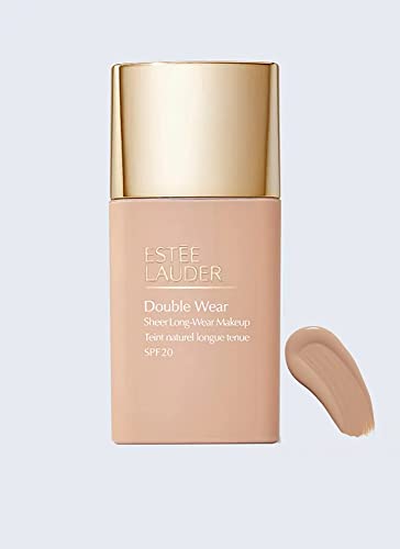 Estée Lauder Double Wear Sheer Long-Wear Makeup SPF20 - 2C2 bottle showcasing its elegant design and SPF protection.