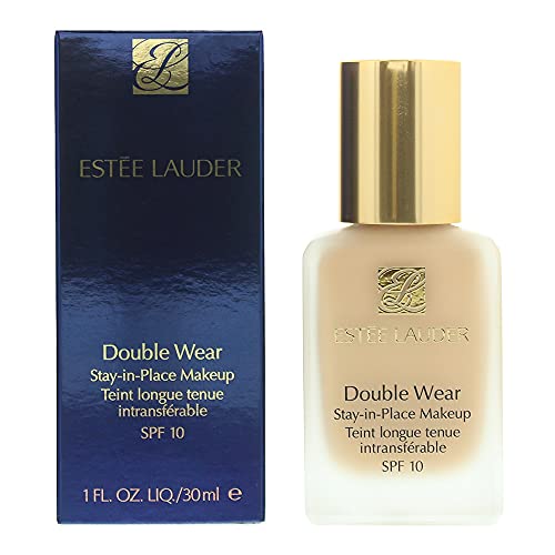 Estée Lauder Double Wear Stay-in-Place Makeup SPF10 in 2W1.5 Natural Suede, showcasing its sleek packaging and rich color.