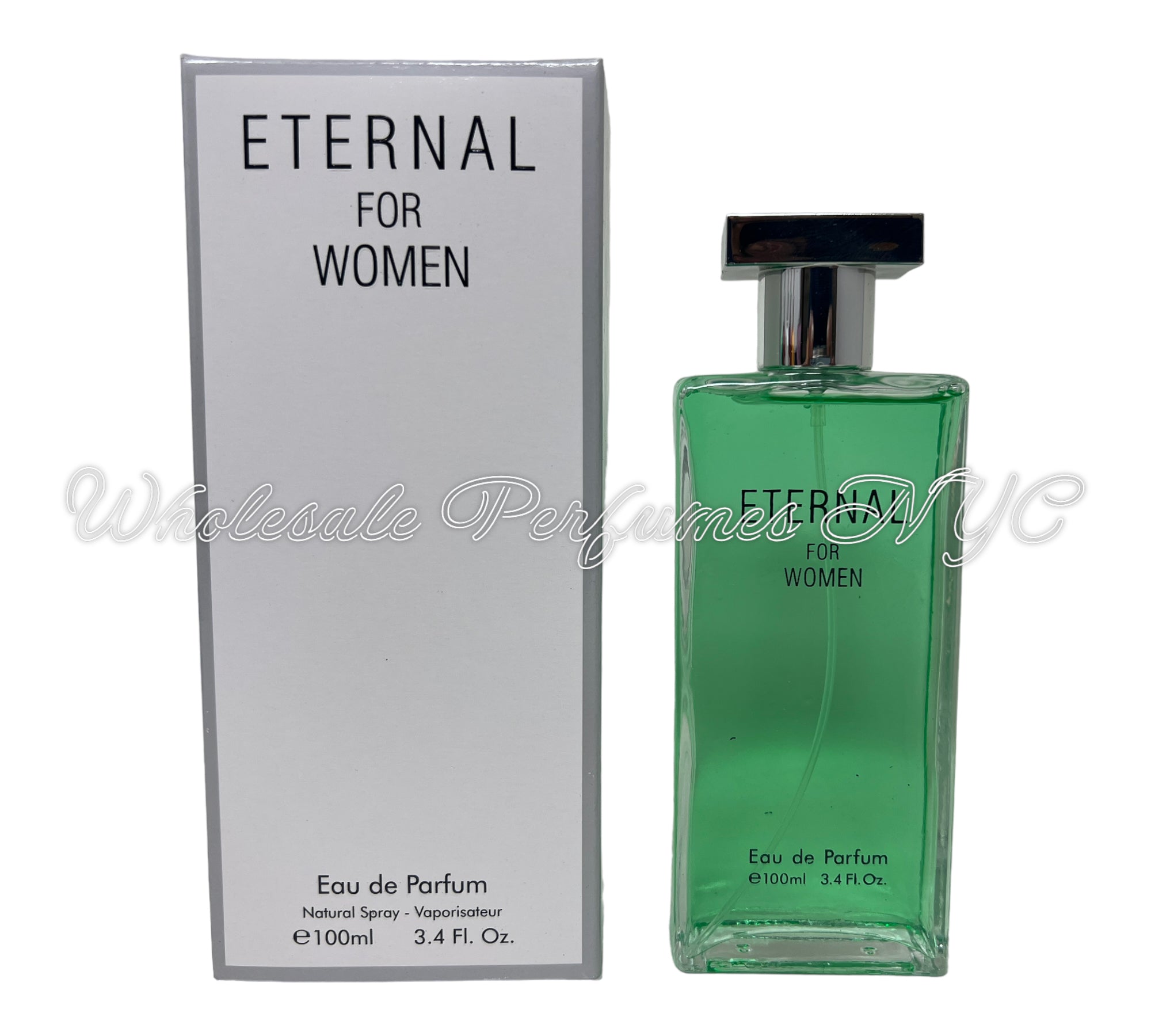 Eternal for Women by Urban Collection, 3.4oz Eau de Parfum in an elegant bottle, inspired by Calvin Klein's Eternity.