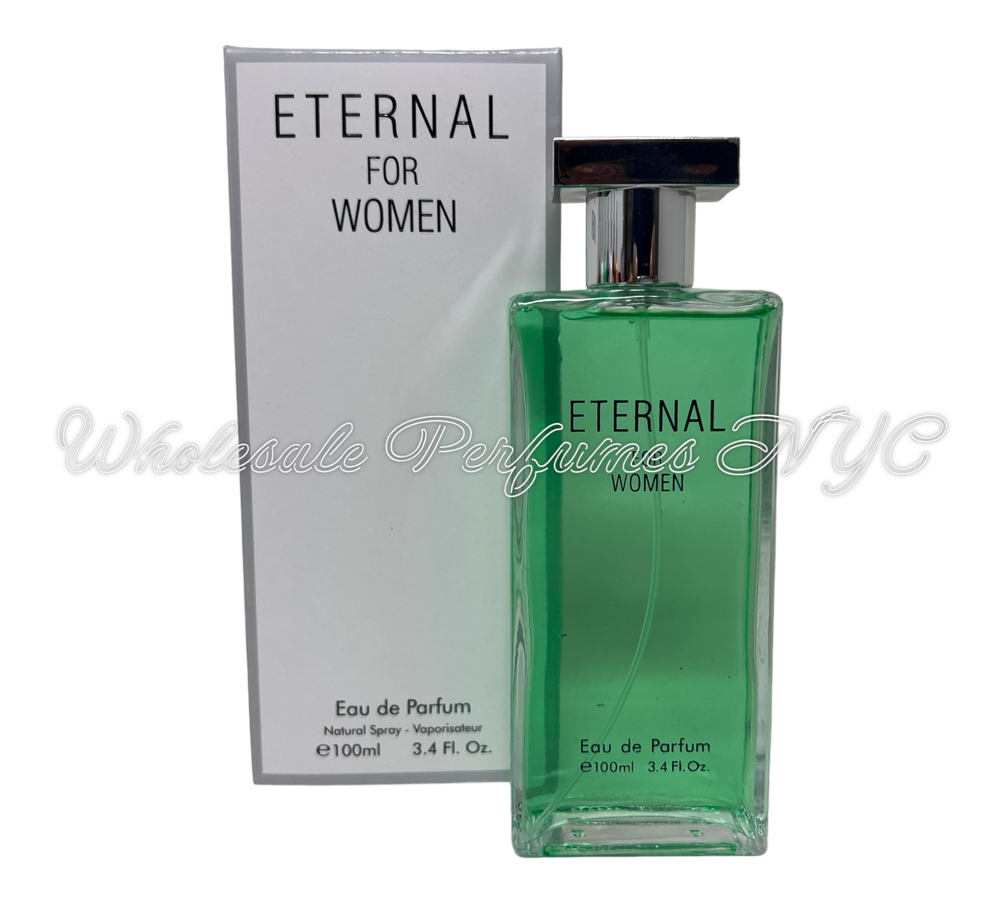 Eternal for Women by Urban Collection, 3.4oz Eau de Parfum in an elegant bottle, inspired by Calvin Klein's Eternity.