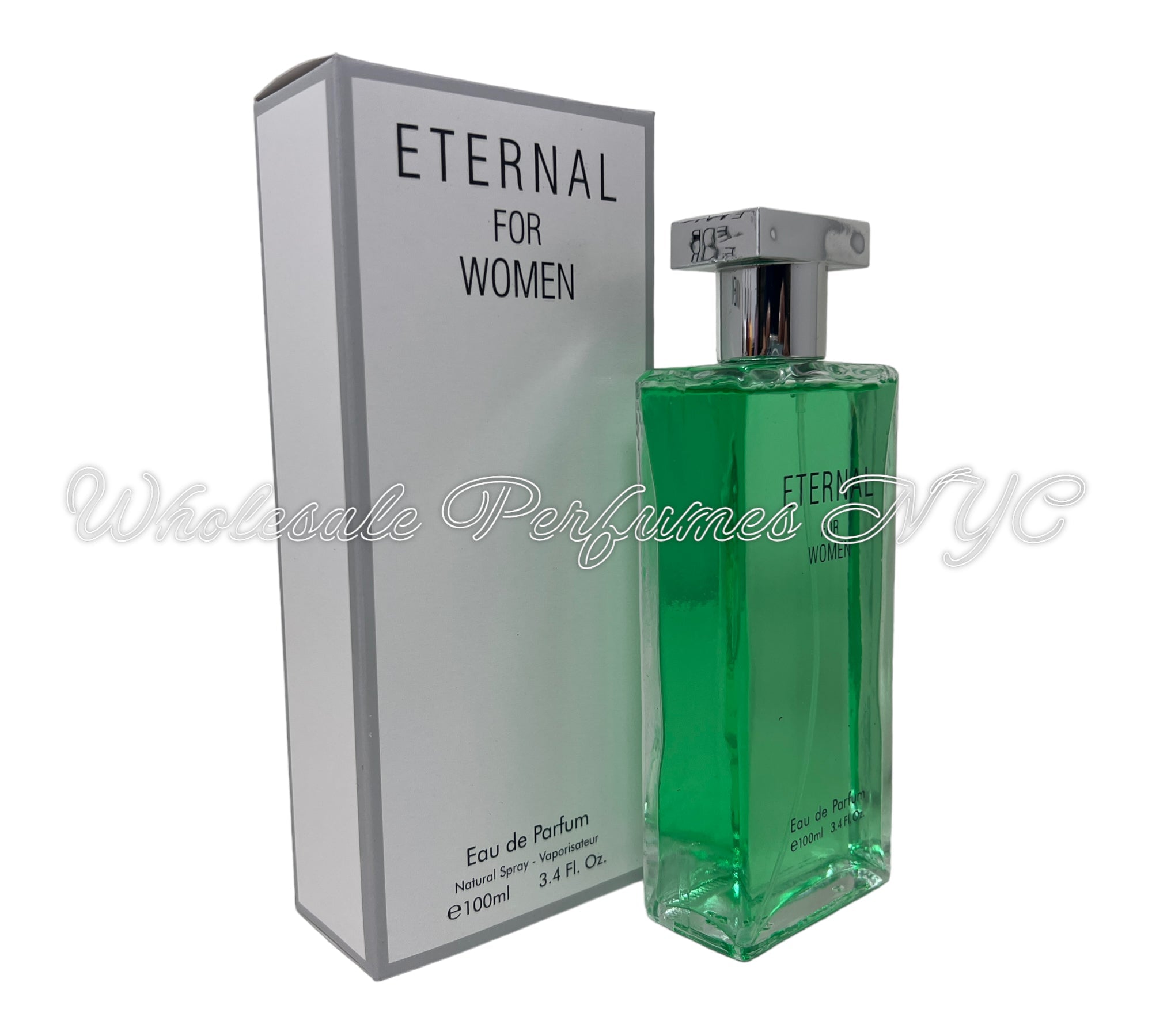 Eternal for Women by Urban Collection, 3.4oz Eau de Parfum in an elegant bottle, inspired by Calvin Klein's Eternity.