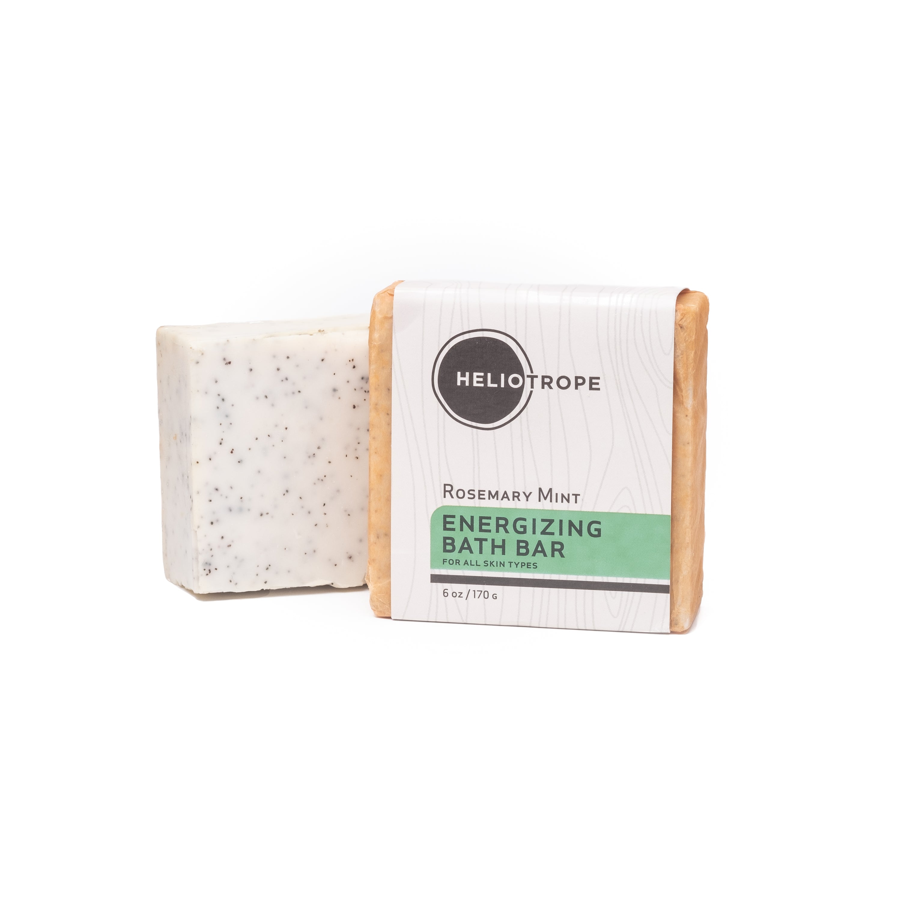 Exfoliating Bath Bars featuring goat's milk and crushed grapeseeds, showcasing creamy texture and natural ingredients.