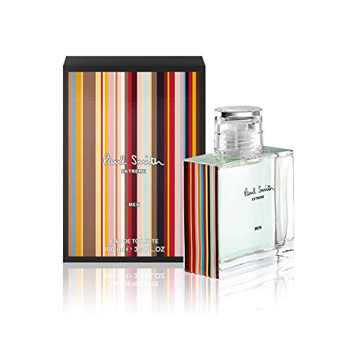 Paul Smith Extreme Eau de Toilette bottle with a sleek design, showcasing its modern aesthetic.