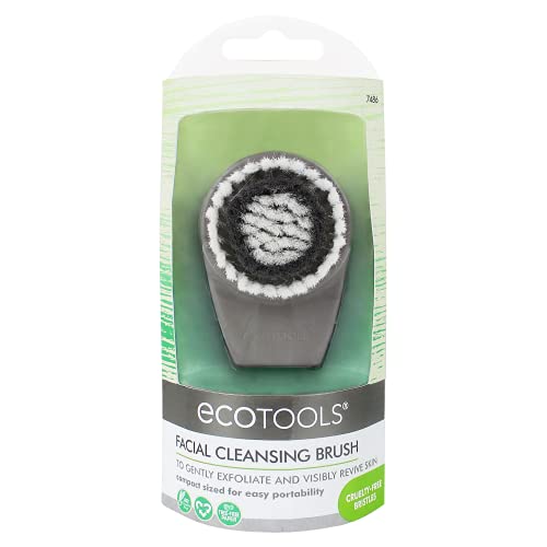 EcoTools Facial Cleansing Brush with soft bristles for gentle skin cleansing.