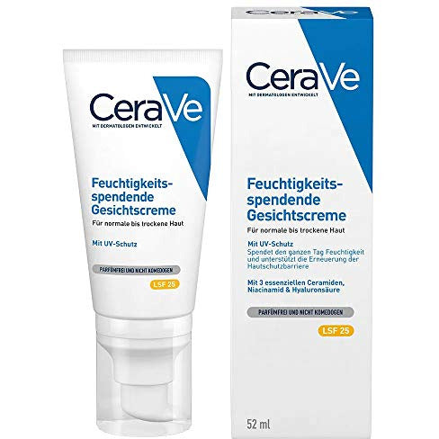 CeraVe Facial Moisturising Lotion SPF25 in a sleek bottle, showcasing its hydrating and sun protection features.