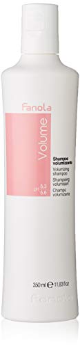 Fanola Volumising Shampoo bottle with a sleek design, promoting volume for fine hair.