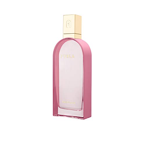 Furla Favolosa Eau de Parfum in an elegant bottle with floral design.