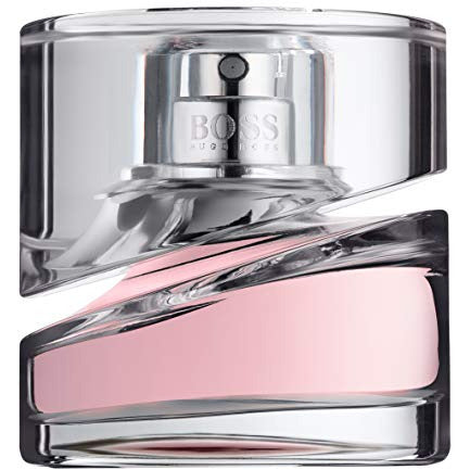 Femme Eau de Parfum by Hugo Boss, a floral fruity fragrance for women, elegantly packaged in a stylish bottle.