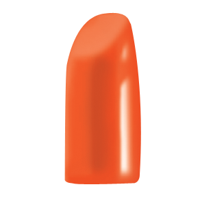 Fetching Lipstick in intense bright orange shade with a glossy finish, showcasing its creamy texture and vibrant color.