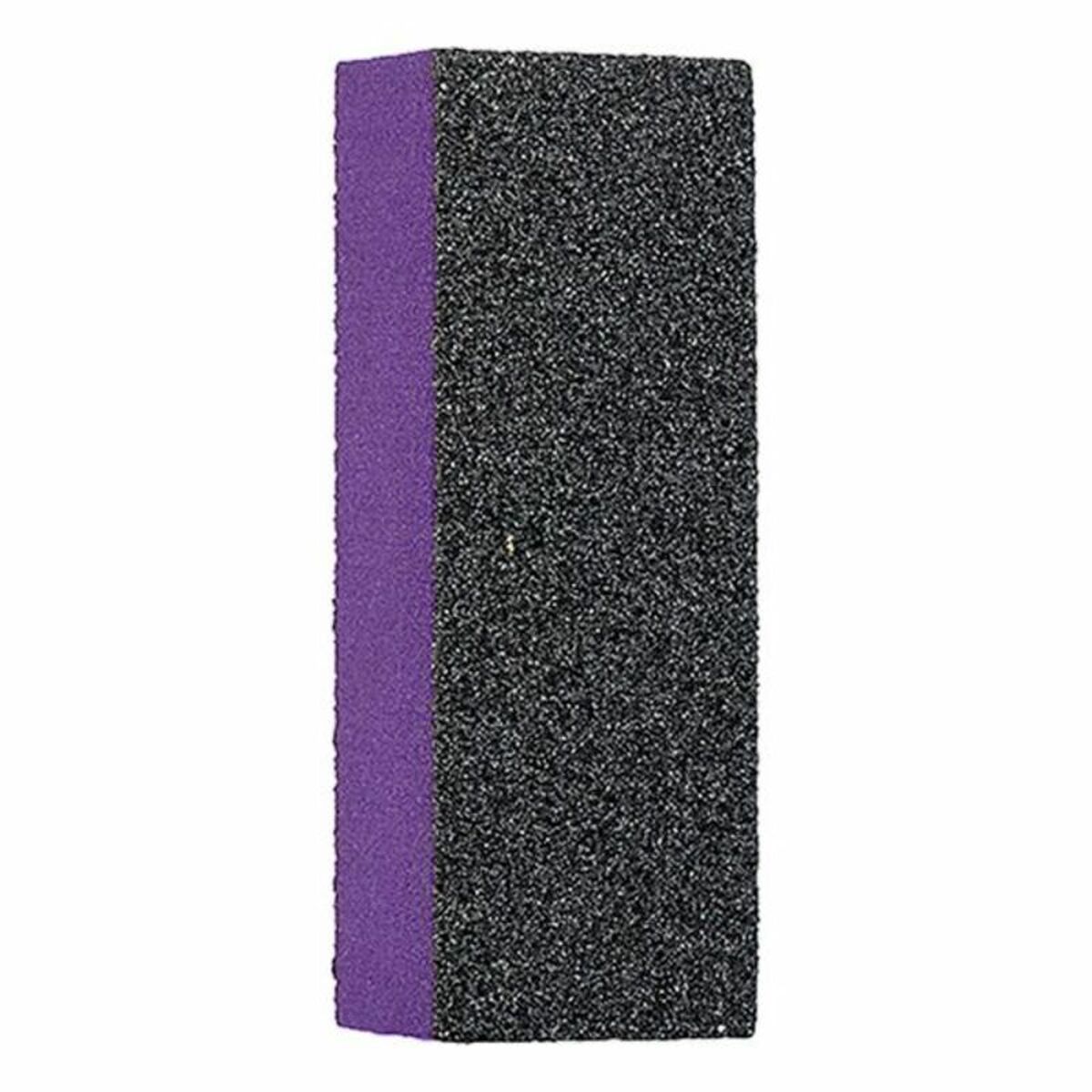 Black pumice stone with handle.