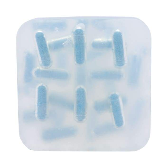 Focus - Burst Bar with essential oil pockets and wooden soap dish, designed for relaxation and clarity.