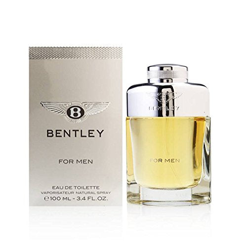 Bentley For Men Eau de Toilette bottle showcasing its elegant design and luxurious branding.