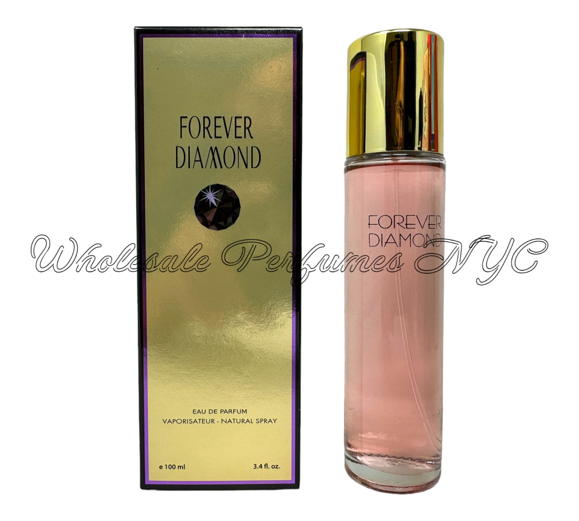 Forever Diamond for Women Eau de Parfum by Urban Collection in a sleek bottle, showcasing elegance and sophistication.