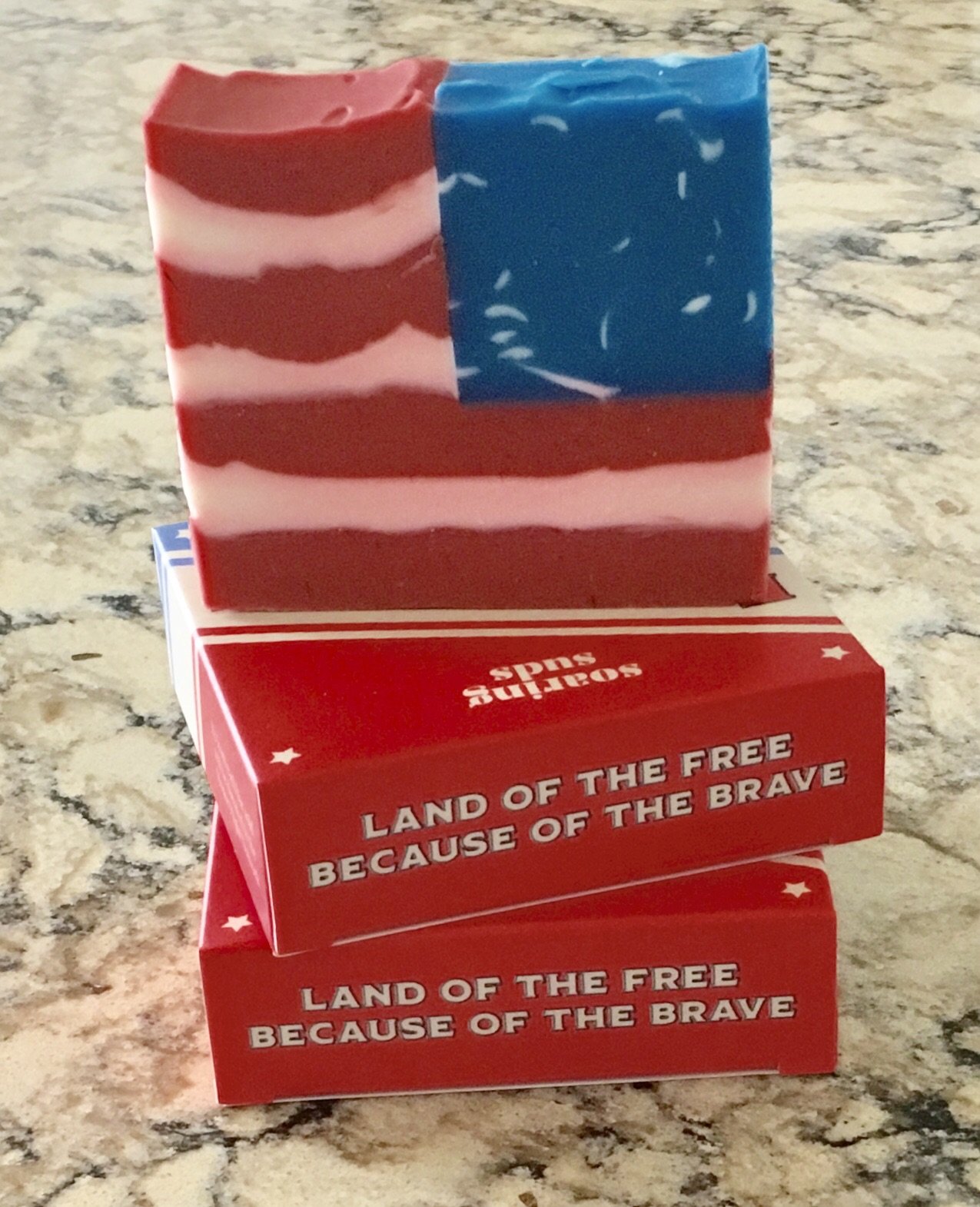 FREEDOM Soap bar with a unisex fragrance, handcrafted in small batches, featuring natural oils and a unique design.