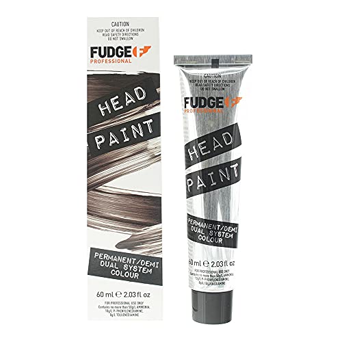 Fudge Professional Colour Headpaint in 4.34 Medium Maple Brown, showcasing the vibrant color and packaging.