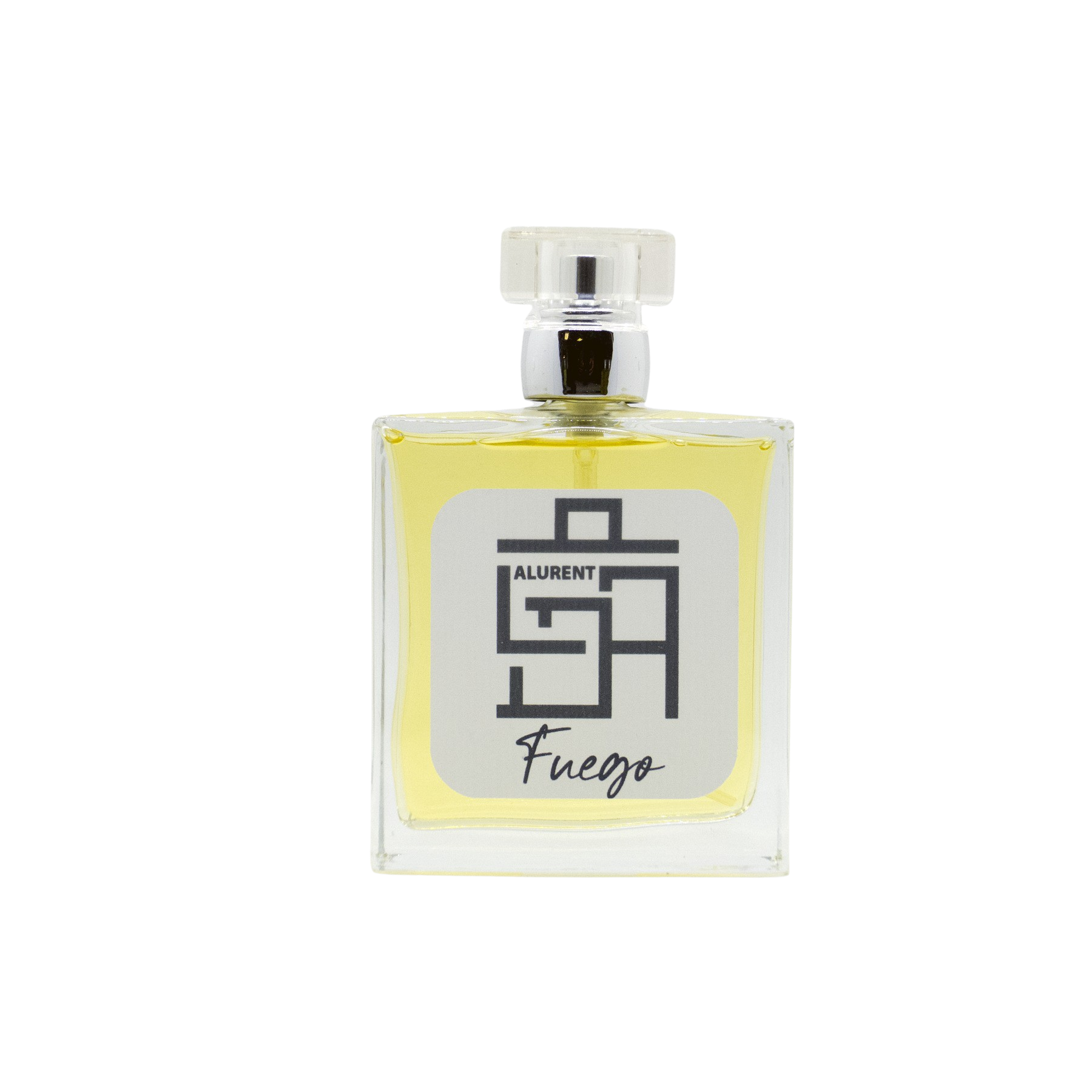 Fuego fragrance bottle showcasing a luxurious design with a classic tobacco scent.