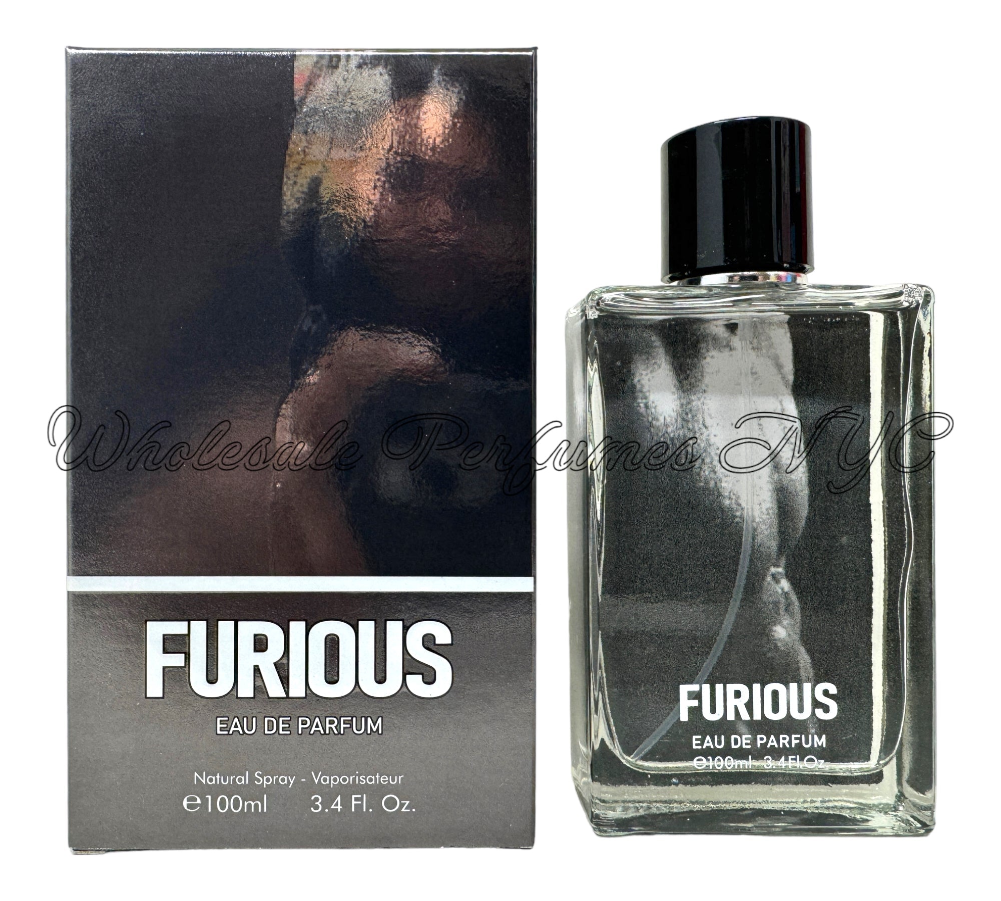 Furious for Men by Urban Collection, 3.4oz Eau de Parfum spray in an elegant bottle, perfect for modern men.