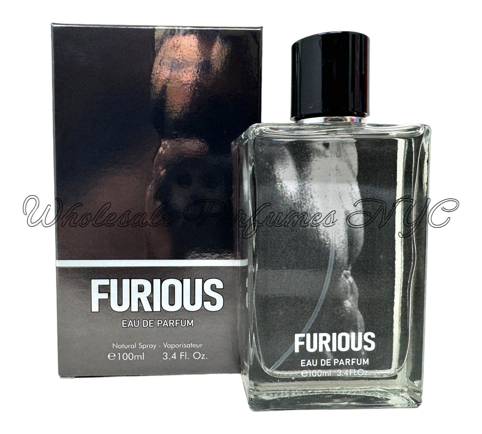 Furious for Men by Urban Collection, 3.4oz Eau de Parfum spray in an elegant bottle, perfect for modern men.