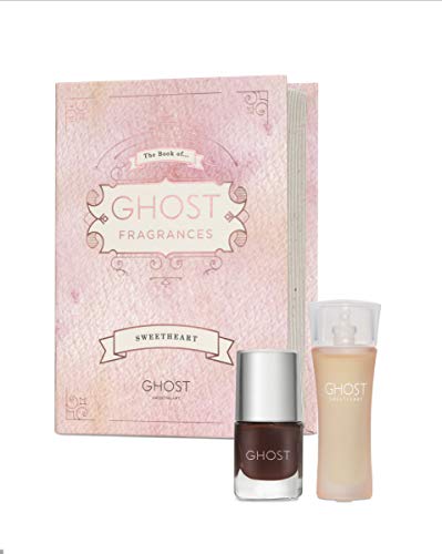 Ghost Sweetheart Gift Set featuring 5ml EDT and Deep Plum Nail Polish in elegant packaging.