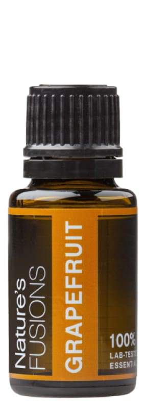 15ml bottle of Grapefruit Pure Essential Oil with a fresh citrus aroma, ideal for aromatherapy and skincare.