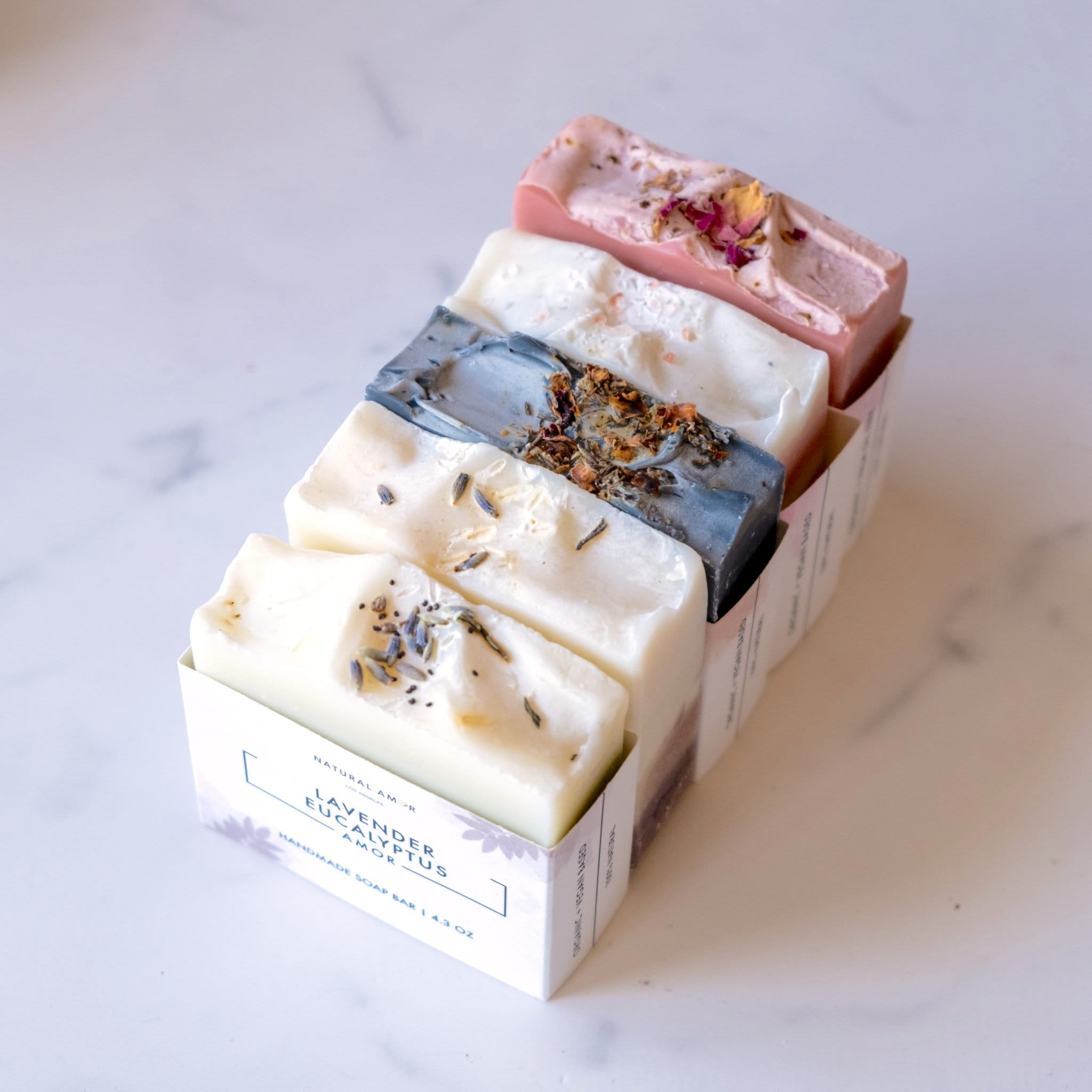 Handmade soaps with natural ingredients