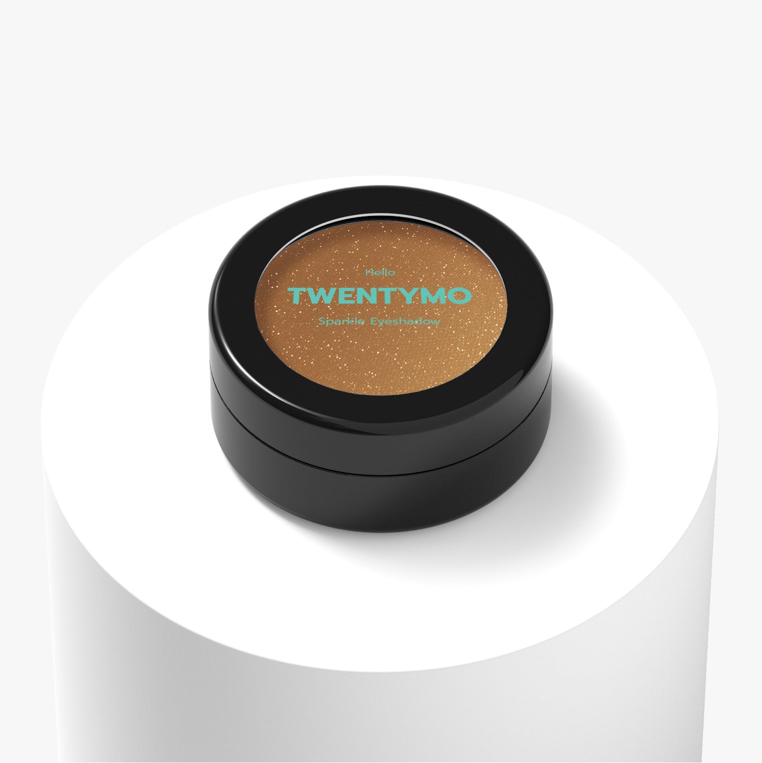 A vibrant talc-free eyeshadow with a silky texture in a compact case, showcasing shimmering shades for a natural look.