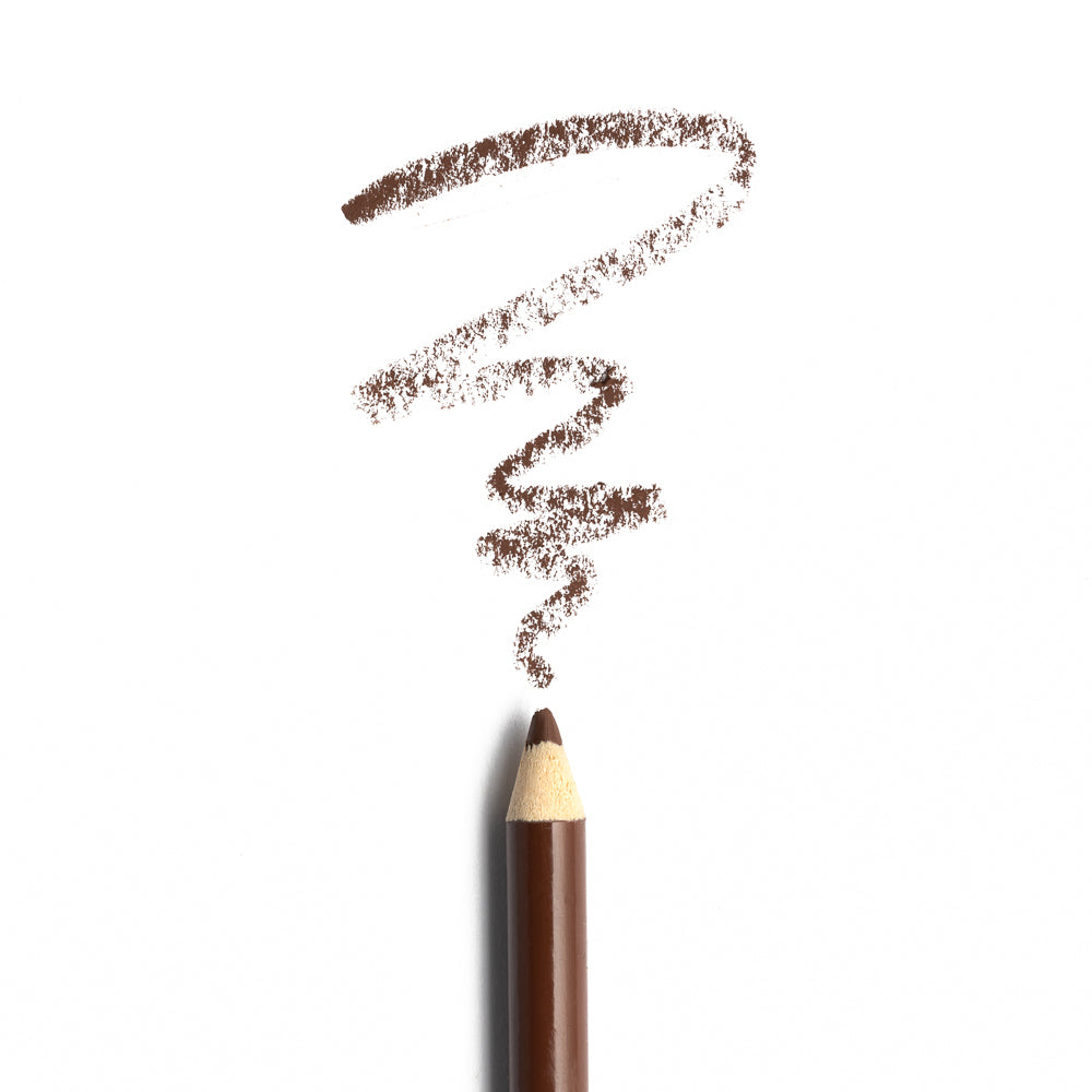 High Precision Eye Brow Pencil with Sharpener, featuring a sleek design and built-in brush for easy application.