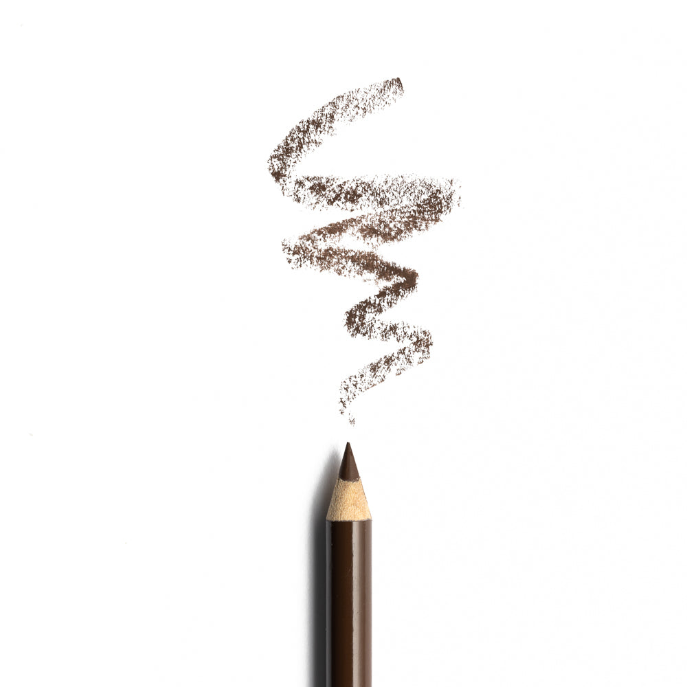 High Precision Eye Brow Pencil with Sharpener, featuring a sleek design and built-in brush for easy application.