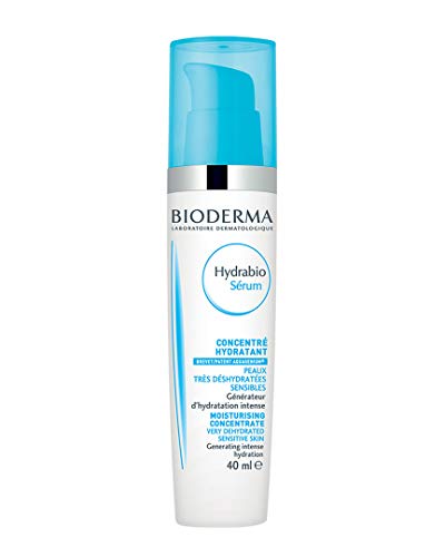 Bioderma Hydrabio Serum bottle with a sleek design, showcasing its hydrating properties.