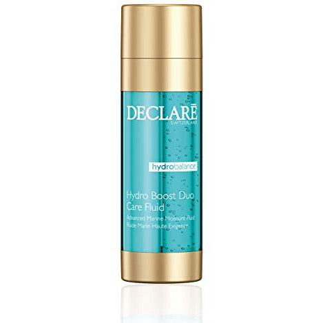 Declaré Hydro Balance Hydro Boost Duo Set featuring hydrating serum and moisturizing cream in elegant packaging.