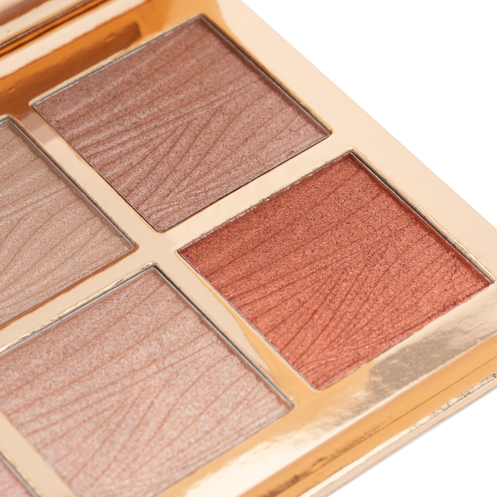 Limited Edition Illuminating Blush & Bronzer palette featuring six complementary shades for highlighting and contouring.