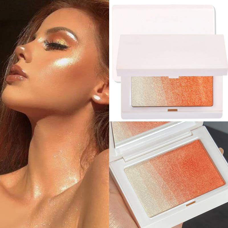 Limited Edition Illuminating Blush & Bronzer palette featuring six complementary shades for highlighting and contouring.