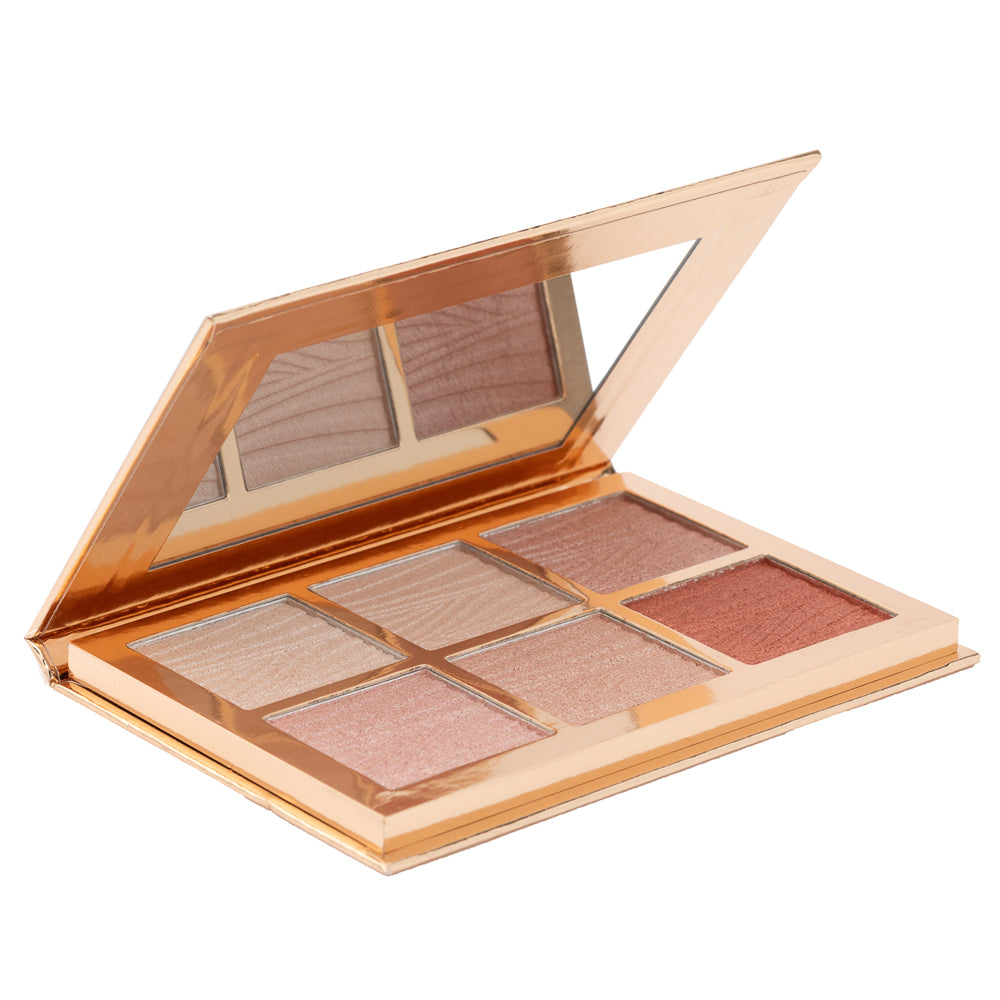 Limited Edition Illuminating Blush & Bronzer palette featuring six complementary shades for highlighting and contouring.