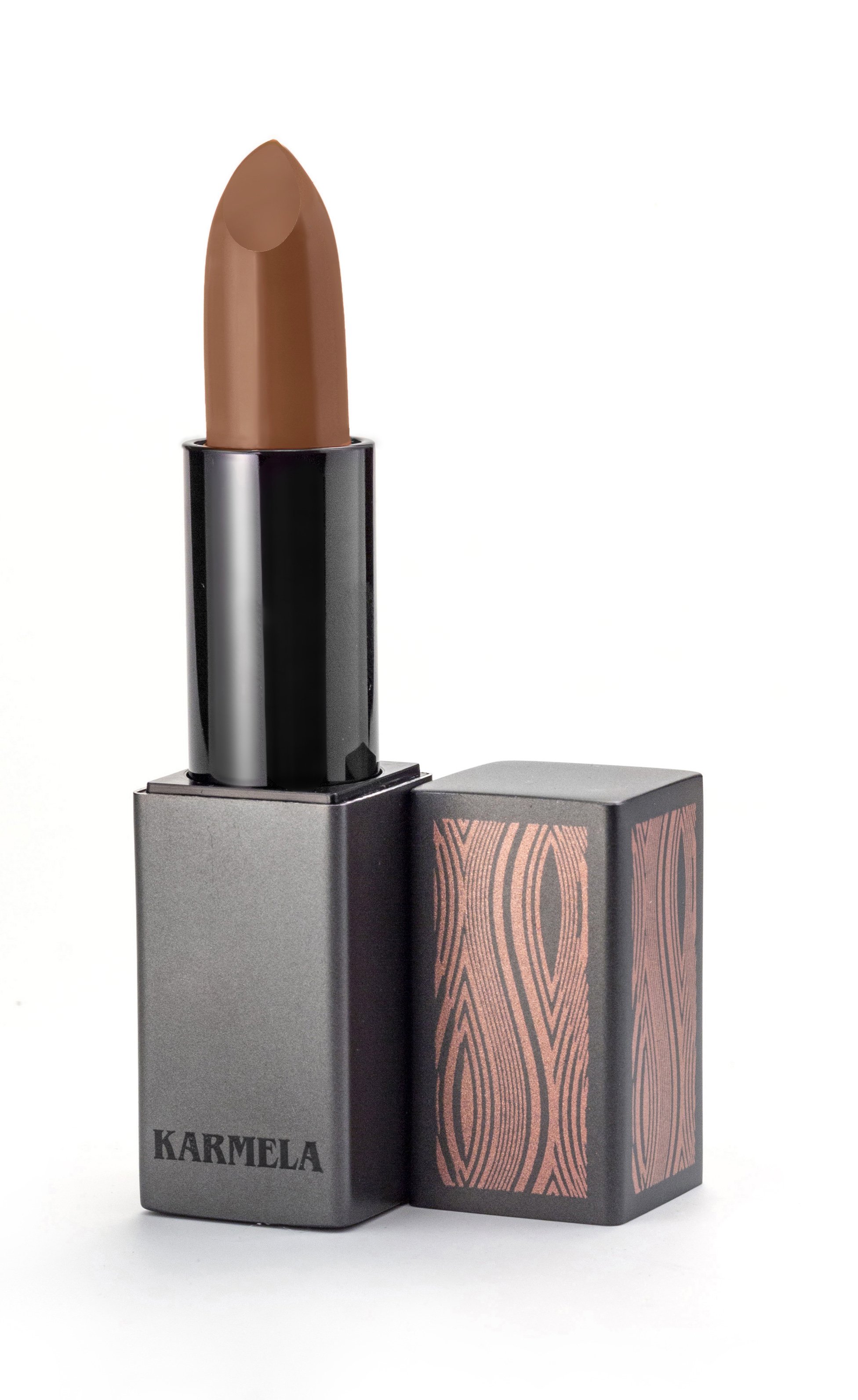 Immortal Silk-Matte Lipstick in Neutral Nude shade, showcasing its elegant packaging and rich color.