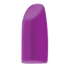 Instant Wow Lipstick in Bright Glowing Mulberry Purple with a matte finish, showcasing its vibrant color and sleek packaging.