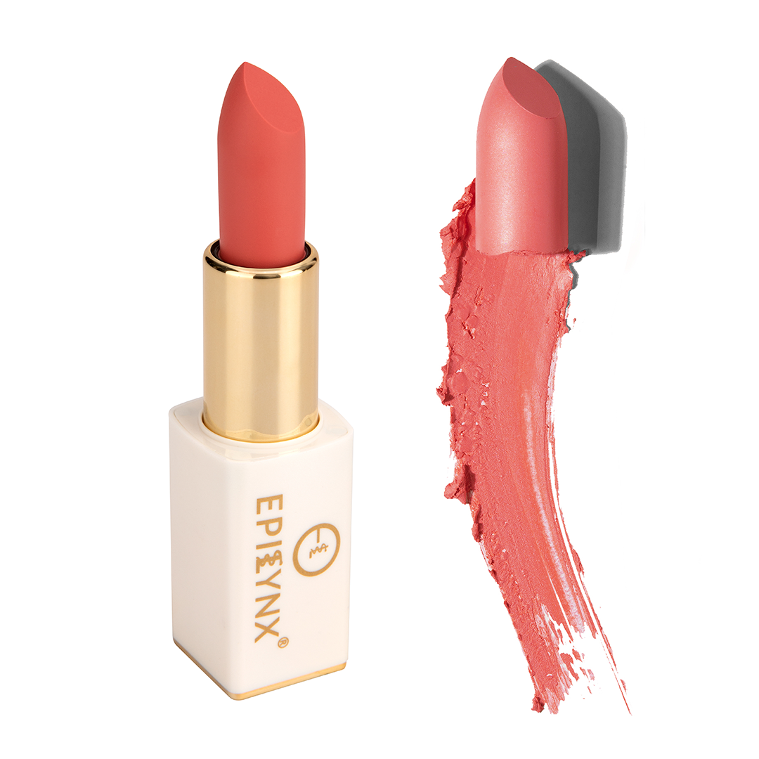 EpiLynx Intense Hydration Lipstick in various vibrant shades with a sleek magnetic packaging.