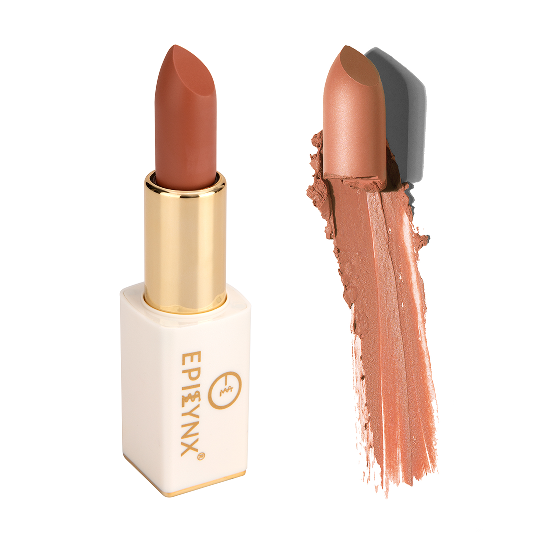 EpiLynx Intense Hydration Lipstick in various vibrant shades with a sleek magnetic packaging.