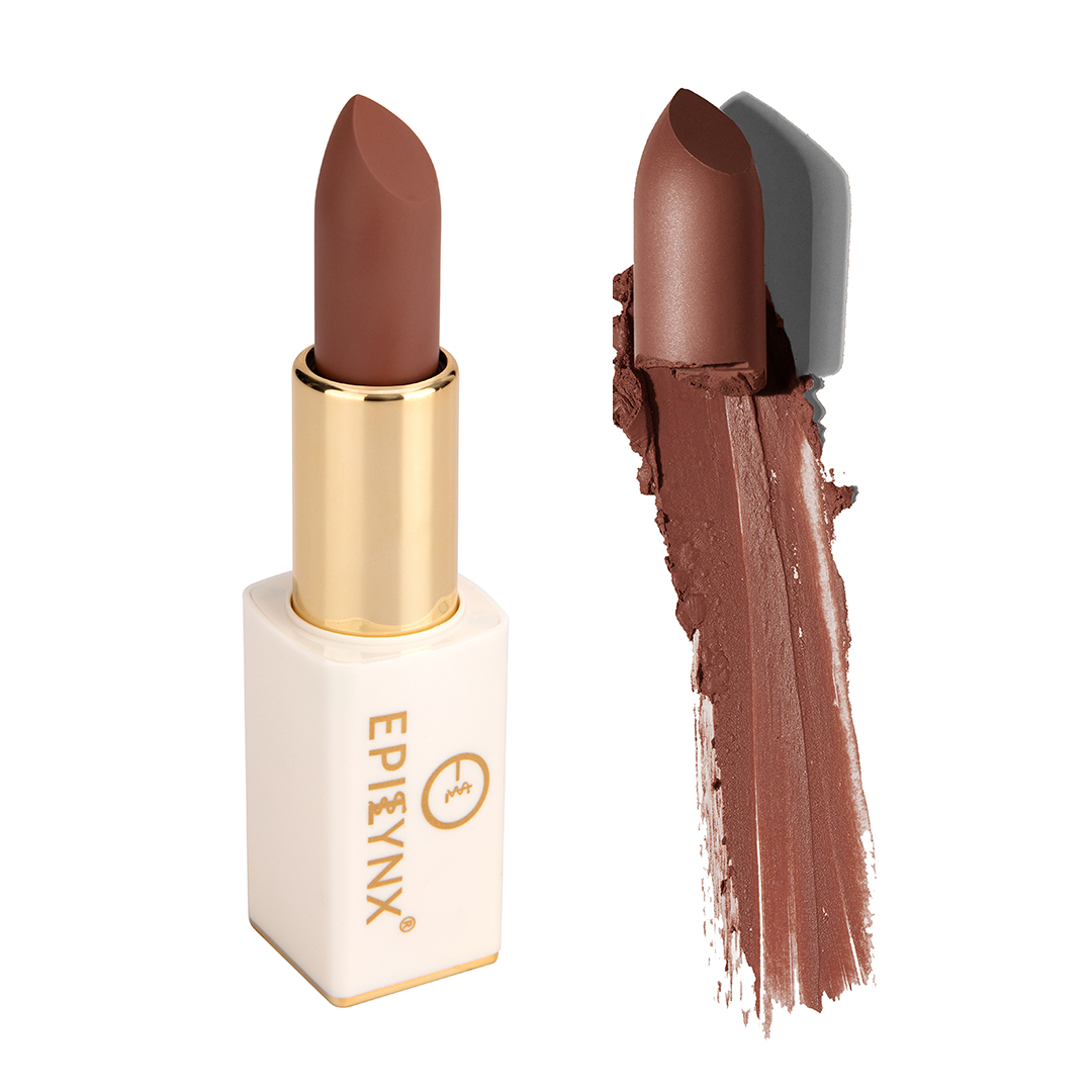 EpiLynx Intense Hydration Lipstick in various vibrant shades with a sleek magnetic packaging.